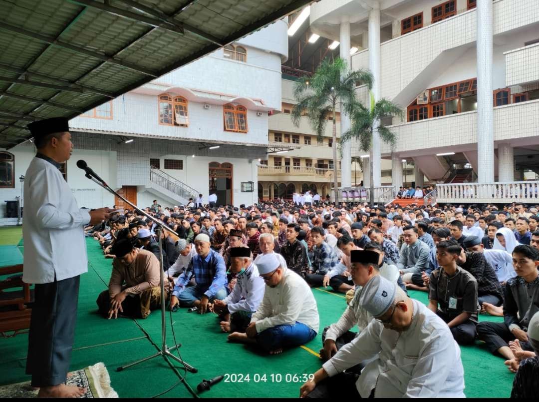 Idul Fitri 1445 Hijriah, Pimpinan Ponpes Wali Barokah tekankan kerukunan dan persatuan pasca Pilpres. (Foto: Istimewa)