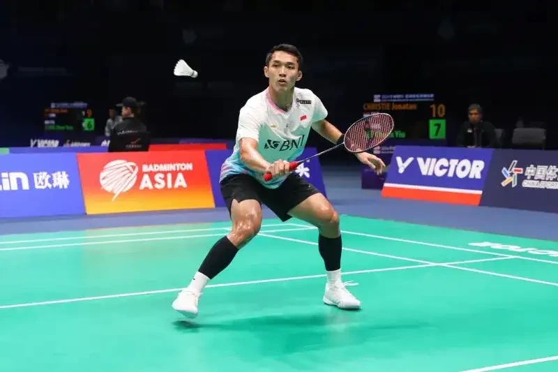 Tunggal putra Jonatan Christie menjadi satu-satunya wakil Merah Putih yang melaju ke babak final, dan ia bertekad untuk mempersembahkan gelar juara. (Foto: PBSI)