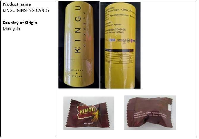 Produk Kingu Ginseng Candy. (Foto: Facebook)