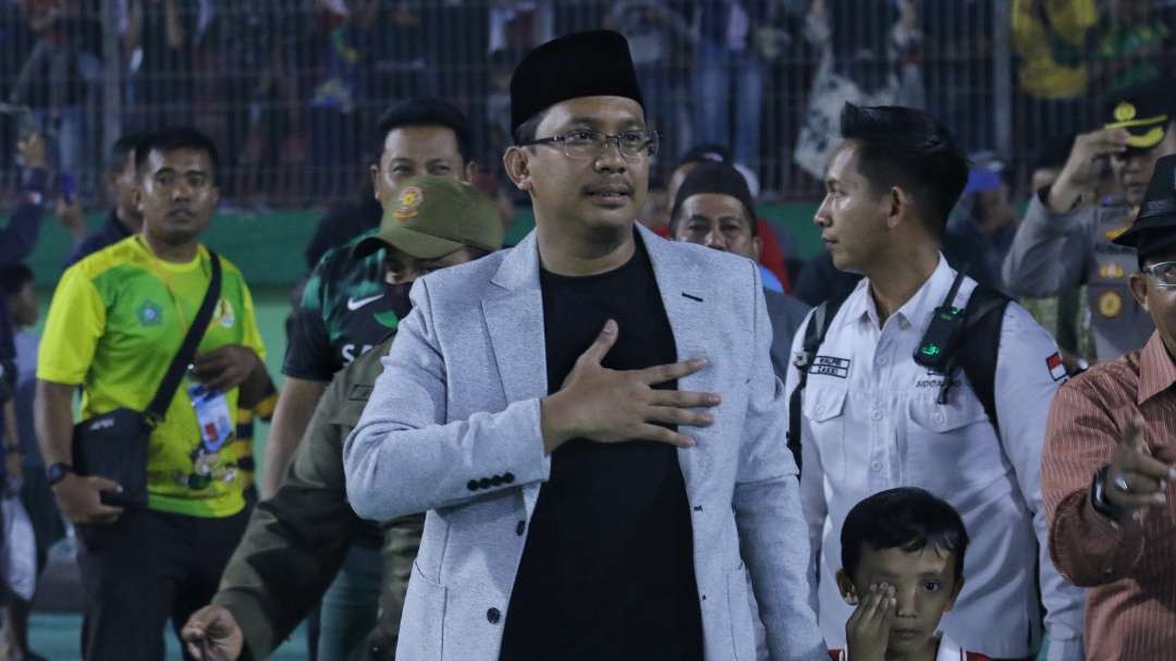 Bupati Sidoarjo, Ahmad Muhdlor Ali, ditetapkan tersangka oleh KPK. (Foto: Fariz Yarbo/Ngopibareng.id)