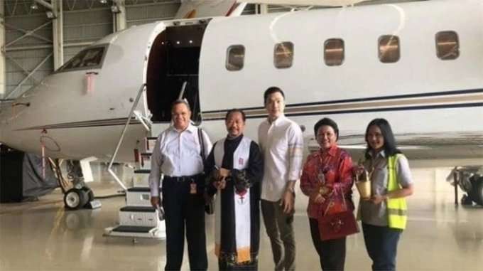 Pesawat jet pribadi Harvey Moeis masuk radar Penyidik Jaksa Agung Muda Tindak Pidana Khusus (Jampidsus) Kejaksaan Agung (Kejagung) RI. (Foto: Istimewa)