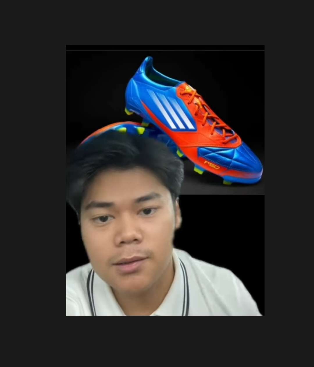 Keluhan warga terkait bea masuk sepatu bola impor. (Foto: TikTok)