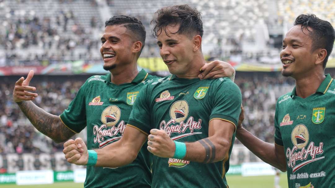 Pemain Persebaya, Bruno Moreira, akan tetap membela Persebaya sampai tahun 2026. (Foto: Fariz Yarbo/Ngopibareng.id)