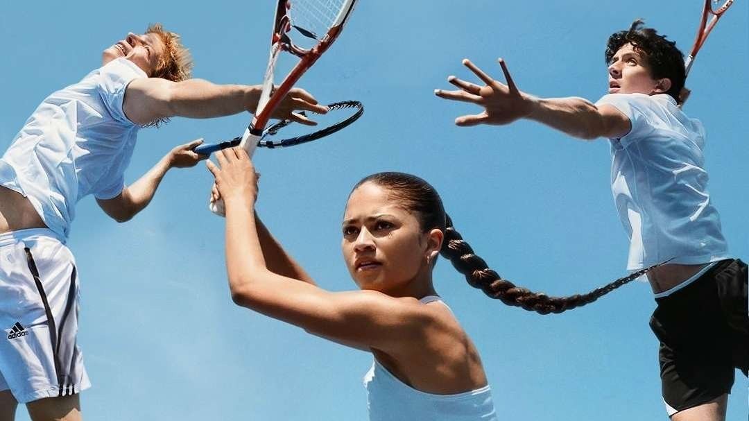 Cinta segitiga di lapangan tenis di film Challengers. (Foto: Instagram)