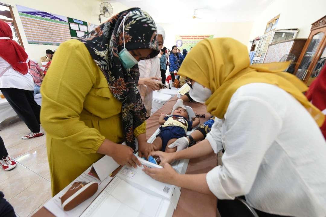 Penangganan stunting di Kota Surabaya yang sudah turun signifikan. (Foto: Humas Pemkot Surabaya)