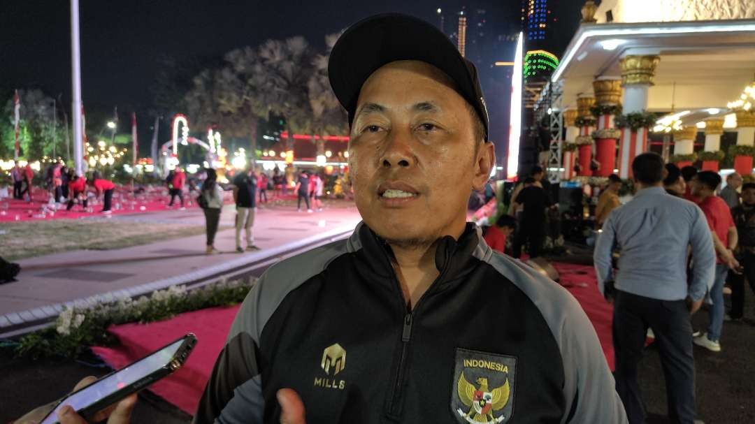 Dekan FIKK Unesa, Dr Dwi Cahyo Kartiko soal beasiswa untuk Marselino untuk kontribusinya di Timnas Indonesia U-23. (Foto: Fariz Yarbo/Ngopibareng.id)