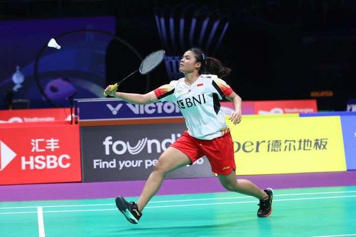 Komang Ayu Cahya Dewi berhasil membawa Indonesia ke final Uber Cup 2024 setelah menang 3-2 atas Korsel. (Foto: PBSI)