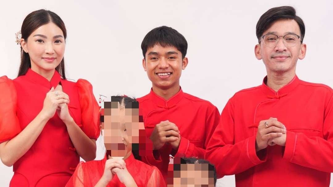 Foto keluarga Ruben Onsu dan Sarwendah saat Imlek, sebelum muncul rumor keretakan rumah tangga. (Foto: Instagram Sarwendah)
