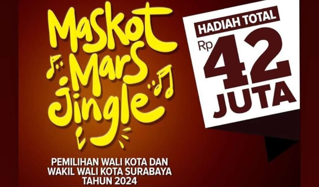 Komisi Pemilihan Umum (KPU) Kota Surabaya menggelar lomba desain maskot, mars, dan jingle pemilihan walikota dan wakilnya, November 2024. (Foto: Instagram KPU Kota Surabaya)