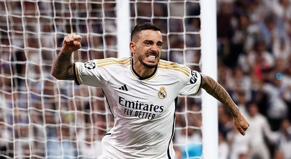 Joselu mencetak brace saat Real Madrid menyingkirkan Bayern Munchen lewat kemenangan 2-1 pada laga leg kedua Liga Champions 2023-2024, Kamis 9 Mei 2024