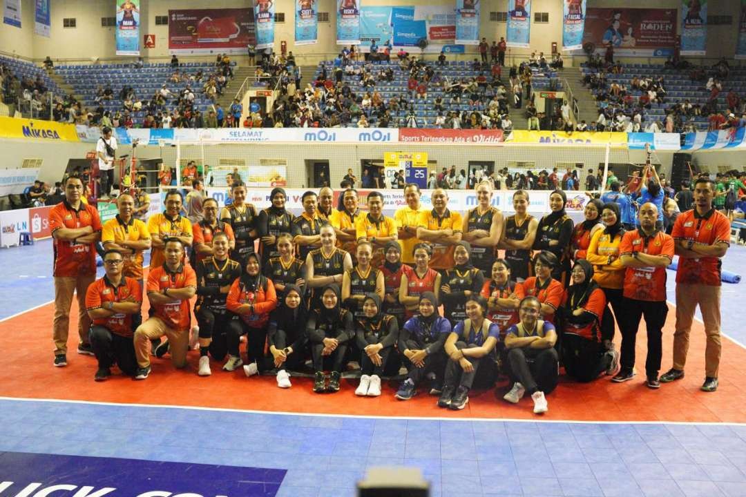 Popsivo Polwan semakin mantap di puncak klasemen usai kalahkan Jakarta Livin Mandiri dengan skor 3-0 dalam laga lanjutan Proliga 2024. (Foto: X)