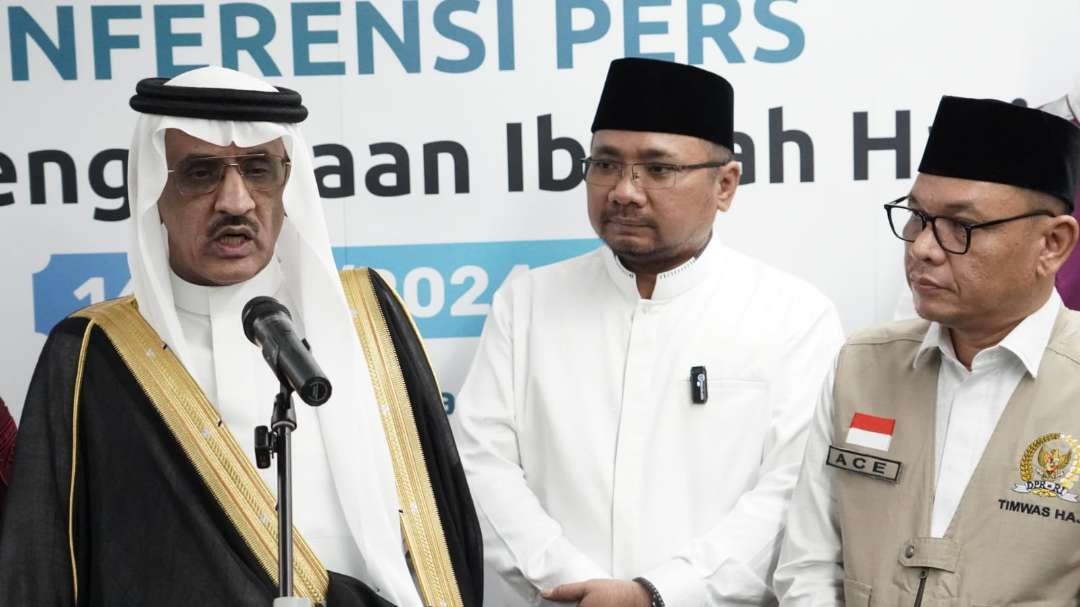 Menteri Agama menyampaikan apresiasi kepada Pemerintah Arab Saudi yang telah memberikan dan menambah layanan fast track bagi jemaah haji Indonesia. (Foto: MCH)