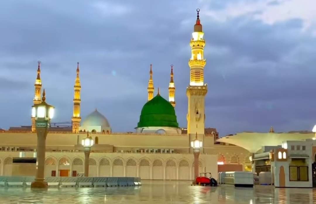 Masjid Nabawi, Madinah. Kompleks makan Rasulullah SAW. (Foto:dok/ngopibareng.id)