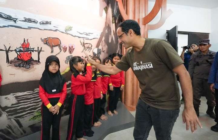 Menteri Pendidikan, Kebudayaan, Riset, dan Teknologi (Mendikbudristek), Nadiem Anwar Makarim meresmikan Museum Song Terus di Kabupaten Pacitan, Jawa Timur. (Foto: BKPM )