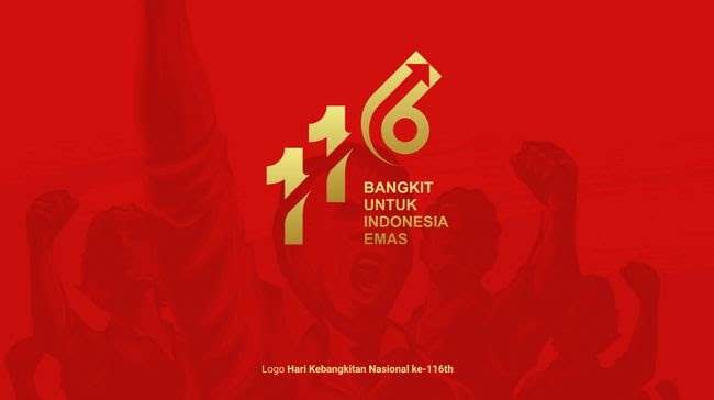 Logo Hari Kebangkitan Nasional (Harkitnas) ke-116, Senin 20 Mei 2024. (Foto: Kominfo)