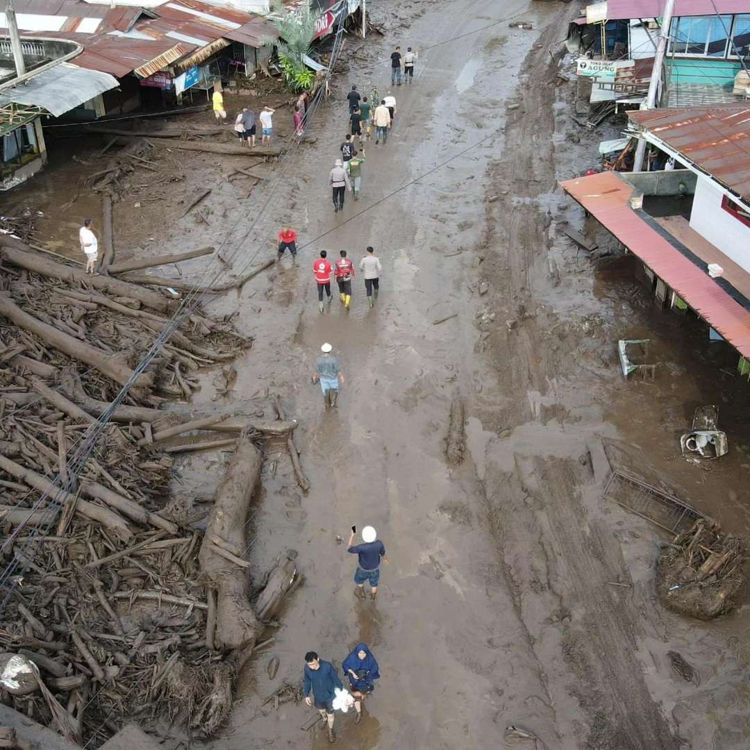 Warga terdampak banjir lahar dingin Gunung Marapi mendapat rumah layak huni dari pemerintah. (Foto: BPBD)