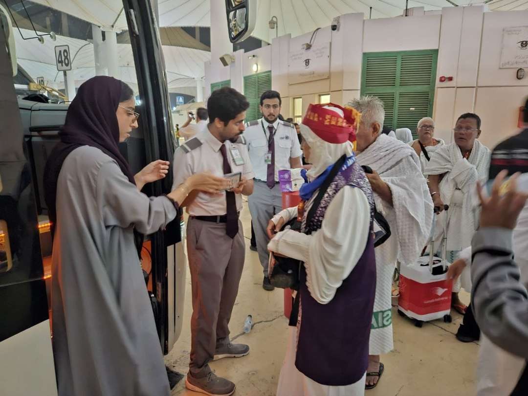 Jemaah haji Indonesia yang terbang pada fase keberangkatan gelombang kedua mulai tiba di Jeddah. (Foto: Dok MCH 2024)