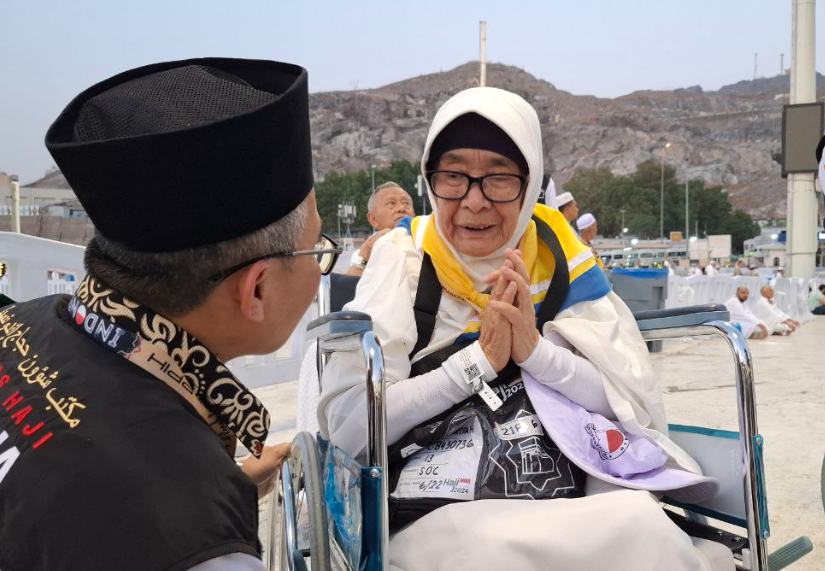 Jemaah haji lansia di Tanah Suci. (Foto: Dok. Humas Kemenag)