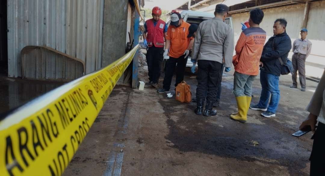 Garis polisi dipasang di lokasi kejadian.(Foto Istimewa)