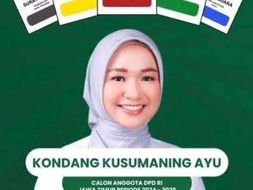 Caleg DPD RI, Kondang Kusumaning Ayu. (Foto: Istimewa)