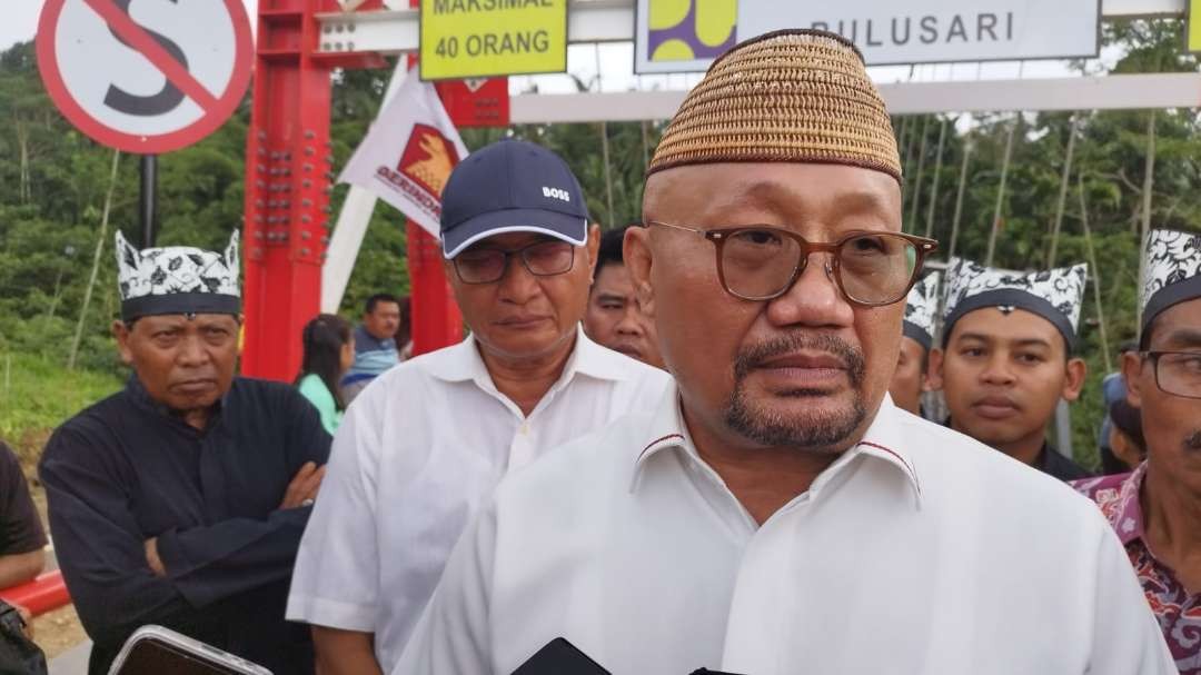 Sumail Abdullah memilih Abdul Kadir untuk menjadi pendampingnya pada Pilkada Banyuwangi 2024 nanti. (Foto: Muh Hujaini/Ngopibareng.id)