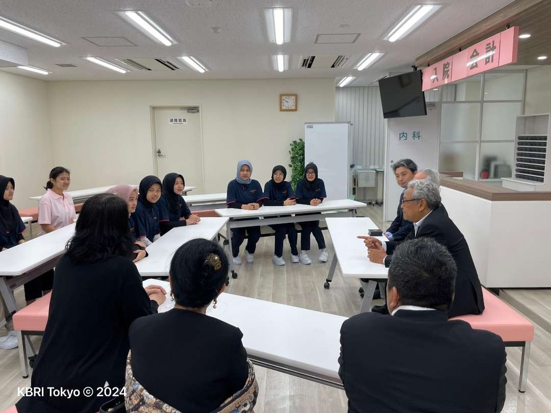 Dubes RI untuk Jepang Heri Akhmadi menyampaikan bahwa tahun 2025 adalah momentum penting bagi diplomasi Indonesia di Jepang. (Foto: Dok KBRI Tokyo)