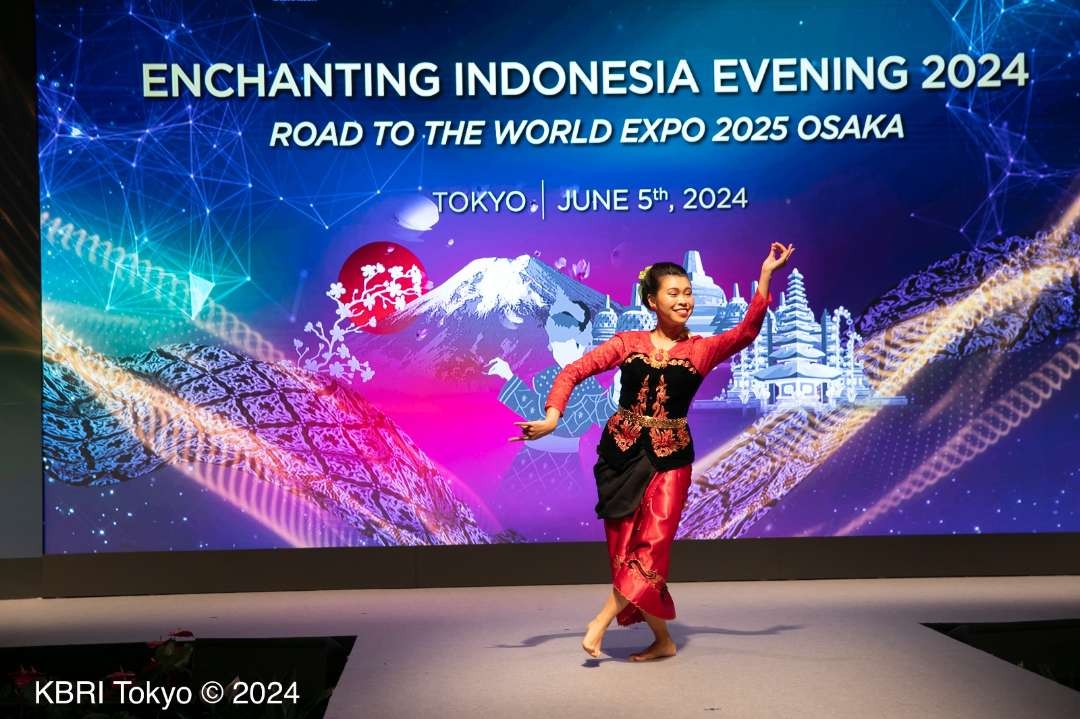 KBRI Tokyo bekerja sama dengan Bank Indonesia menyelenggarakan resepsi The Enchanting Indonesia Evening: Road to the World Expo 2025 Osaka. (Foto: Dok KBRI Tokyo)