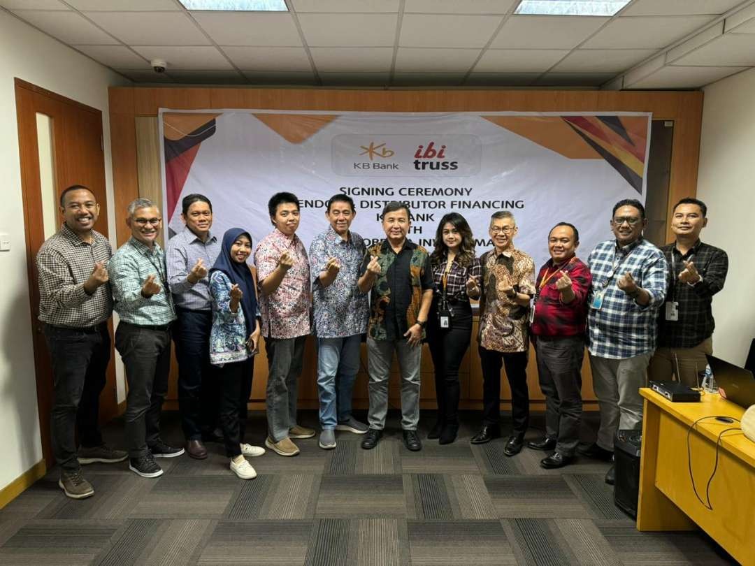 KB Bank melakukan kerja sama dengan produsen baja ringan. (Foto: Istimewa)