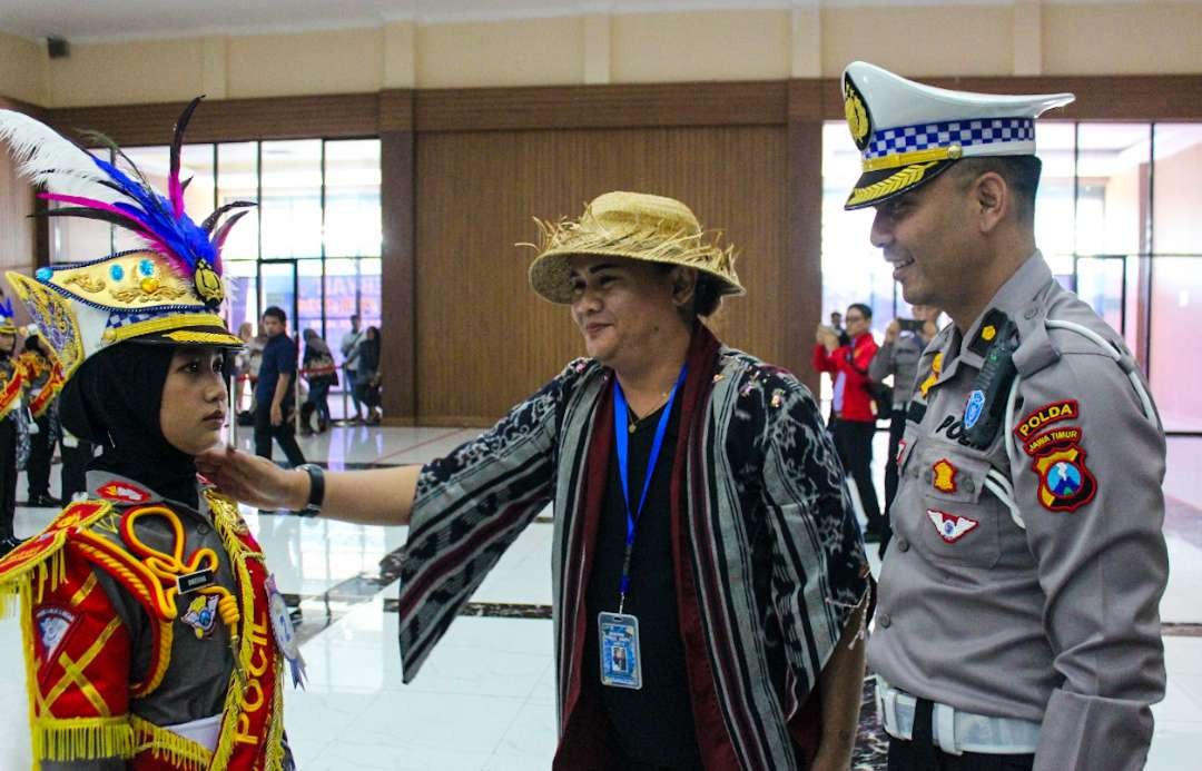 Lomba adu kreativitas di Polresta Sidoarjo. (Foto: Aini Arifin/Ngopibareng.id)