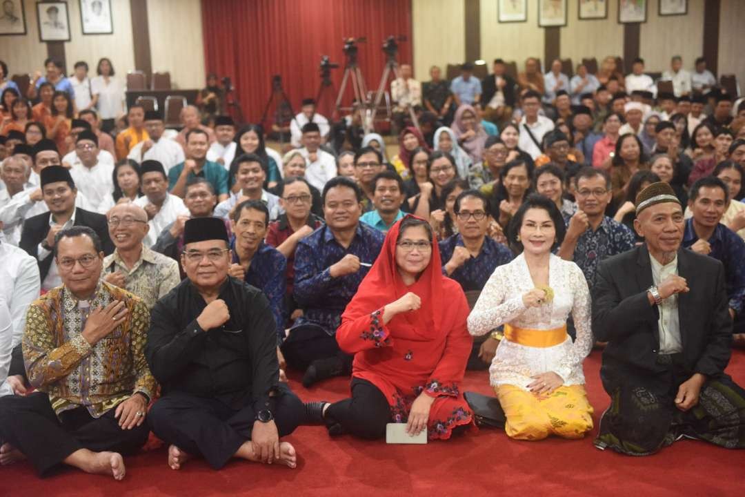 Pj Walikota Kediri, Zanariah menyampaikan harapannya untuk Kota Kediri. Yakni, agar kerukunan antar umat beragama di Kota Kediri terus dijaga dengan baik. (Foto: Istimewa)