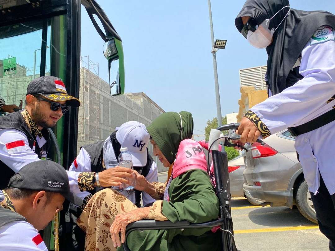 Petugas Penyelenggara Ibadah Haji (PPIH) tahun ini akan kembali menggelar safari wukuf bagi jemaah haji lanjut usia (lansia) non mandiri. (Foto: Dok MCH 2024)