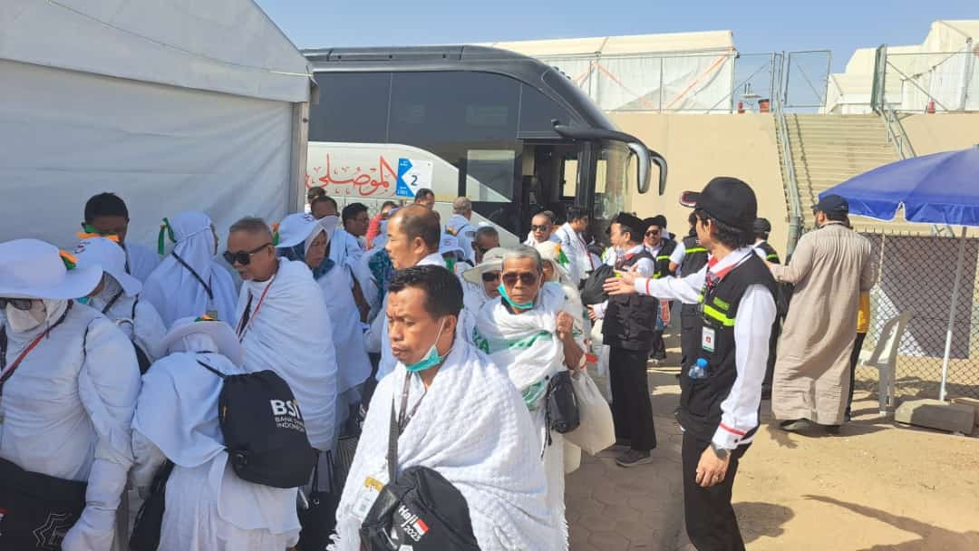 Seluruh jemaah dari berbagai negara termasuk jemaah haji Indonesia saat ini bersiap menuju Arafah dan menjalani rangkaian puncak haji. (Foto: Dok MCH 2023)