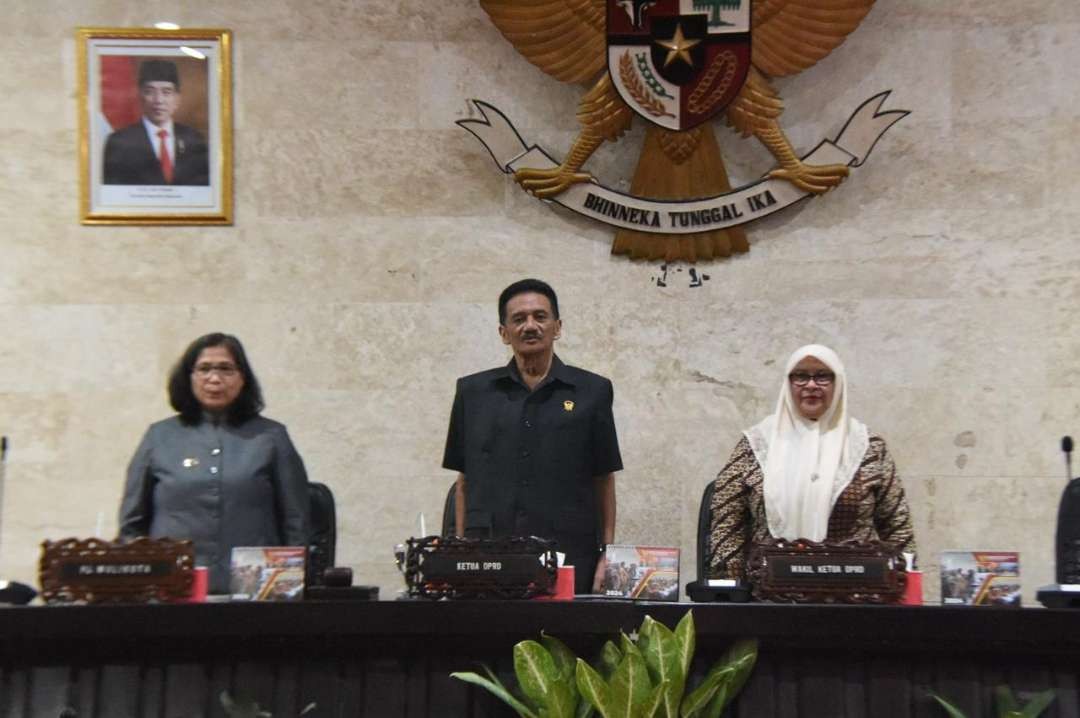 Pj Wali Kota Kediri Sampaikan Nota Keuangan Atas Pertanggungjawaban Pelaksanaan APBD Kota Kediri TA 2023  (Istimewa)