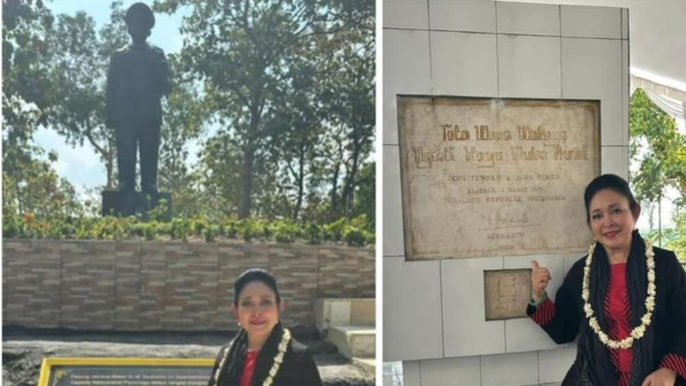 Patung Soeharto diresmikan oleh Titiek Soeharto di Ponorogo, Jawa Timur, 8 Juni 2024. (Foto: Instagram @titieksoeharto)