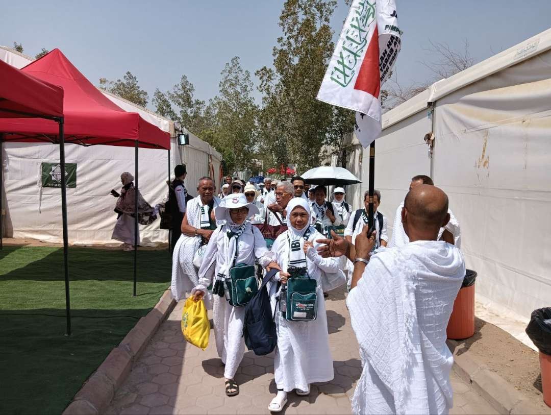 Pemberangkatan jemaah haji Indonesia dari Makkah ke Arafah selesai. Selain jemaah yang mengikuti safari wukuf, semuanya kini sudah berada di Arafah. (Foto: Dok MCH 2024)