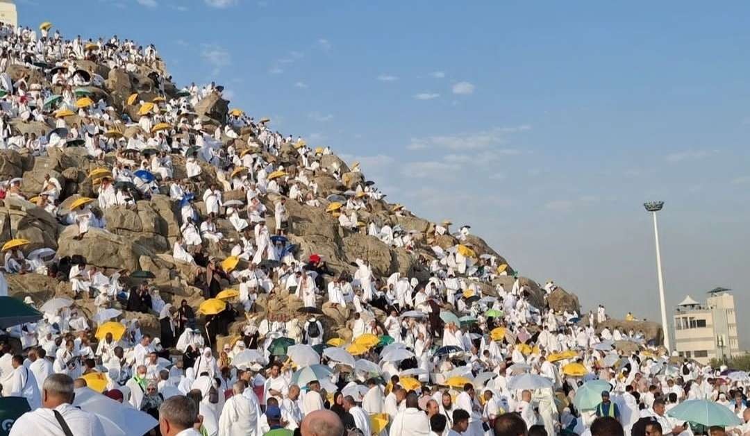 Umat Islam sedang wukuf di Arafah guna menunaikan ibadah haji di Makkah. (Ilustrasi)