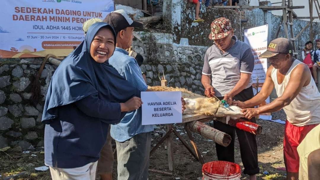 Idul Adha 1445 H ini berhasil mengumpulkan 360 Kambing untuk dibagi di masyarakat, khususnya Wonosalam dan sekitarnya, di Kabupaten Jombang. (Foto: yus for ngopibareng.id)