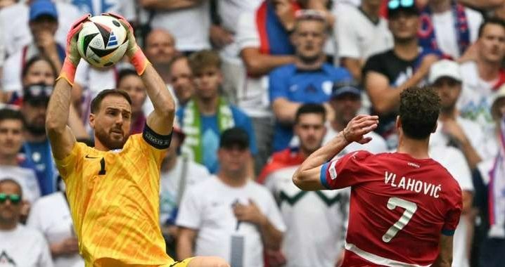 Jan Oblak dkk gagal meraih kemenangan setelah keunggulan mereka kandas di pengujung laga. (Foto: X/@EURO2024)