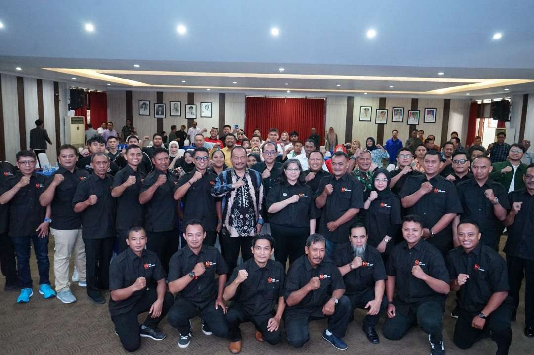 Pj Walikota Kediri  Zanariah menghadiri Pelantikan Pengurus KONI masa bakti 2023-2027. (Foto: Istimewa)