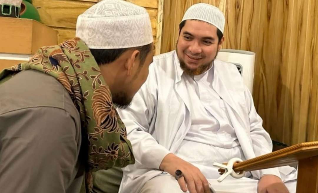 Habib Ahmad bin Salim Jindan dan Ra Ismael Amin Kholil, Bangkalan (Foto:dok/ngopibareng.id)