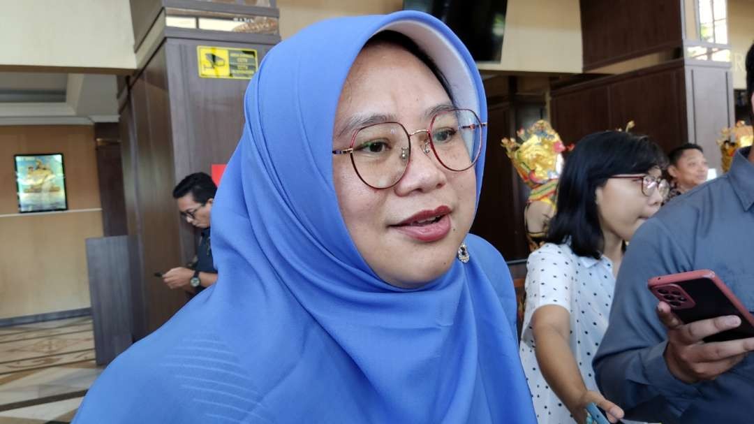 Kepala Dinas Komunikasi dan Informasi Jatim, Sherlita Ratna Dewi. (Foto: Fariz Yarbo/Ngopibareng.id)