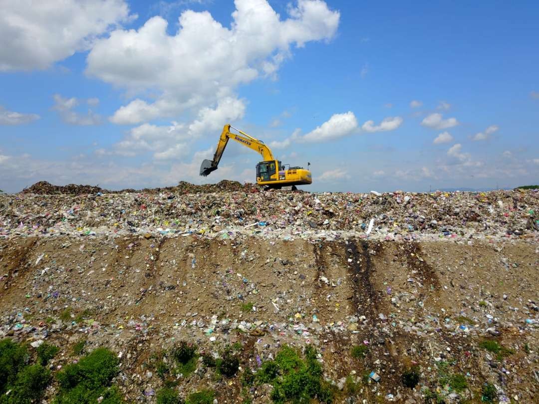 Tempat Pembuangan Akhir (TPA) Winongo, oleh Dinas Lingkungan Hidup (DLH) Kota Madiun (Foto: dok. Madiuntoday).