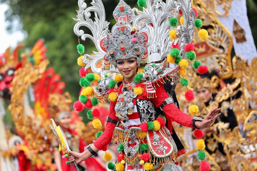 Salah satu kostum yang ditampilkan dalam BEC. (Foto: Humas Pemkab Banyuwangi)