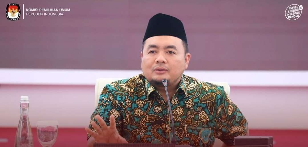 Komisioner Mochammad Afifudin ditunjuk sebagai pelaksana tugas (Plt) Ketua KPU menggantikan Hasyim Asy'ari, Kamis 4 Juli 2024. (Foto: Instagram KPU RI)