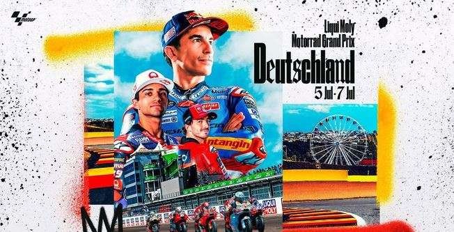 MotoGP Jerman di Sirkuit Sachsenring, Chemnitz, Jumat sampai Minggu, 5-7 Juli 2024. (Foto: X MotoGP)