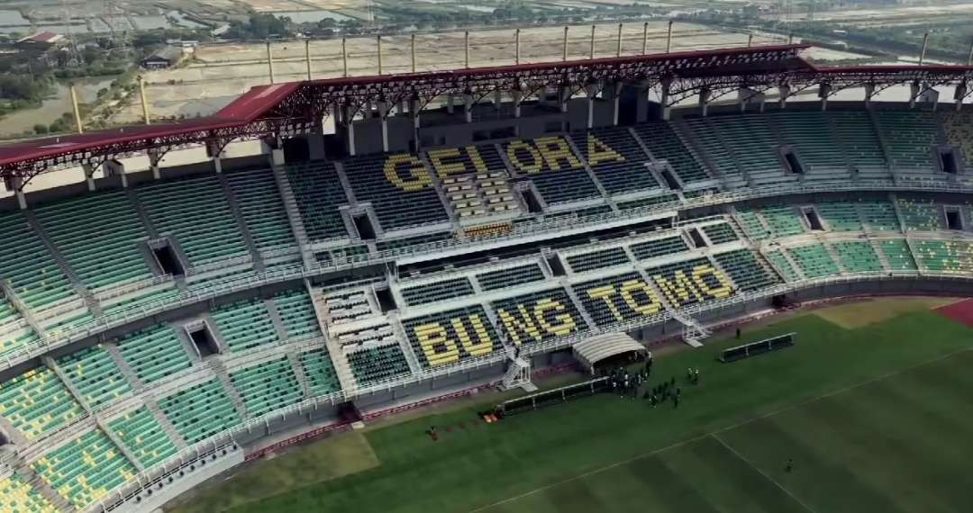 Stadion Gelora Bung Tomo (GBT) Surabaya, salah satu venue laga Piala AFF U-19 2024. (Foto: Istimewa)