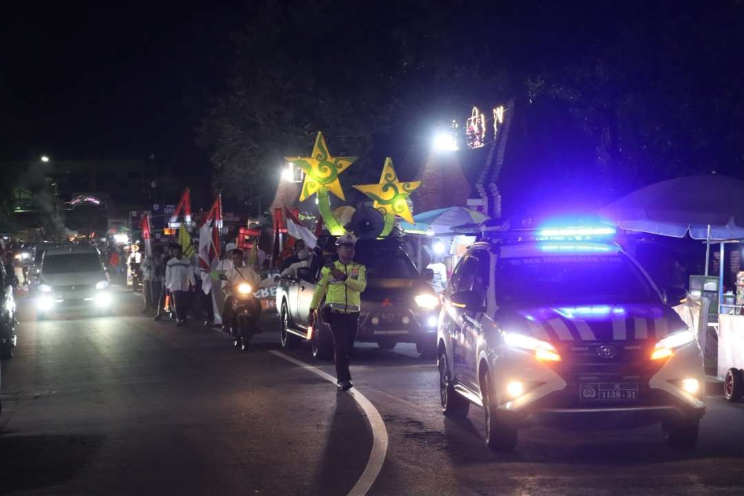 Kegiatan diawali dengan apel bersama di halaman Mapolres yang diikuti oleh segenap personel yang terlibat pengamanan. Sabtu, 6 Juli 2024. (Foto: dok. polres)