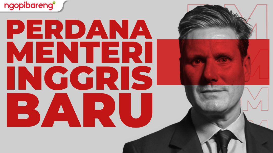 Perdana Menteri (PM) Inggris baru. Keir Starmer, Ketua Partai Buruh berpeluang menggantikan Rishi Sunak. (Ilustrasi: Chandra Tri Antomo/Ngopibareng.id)