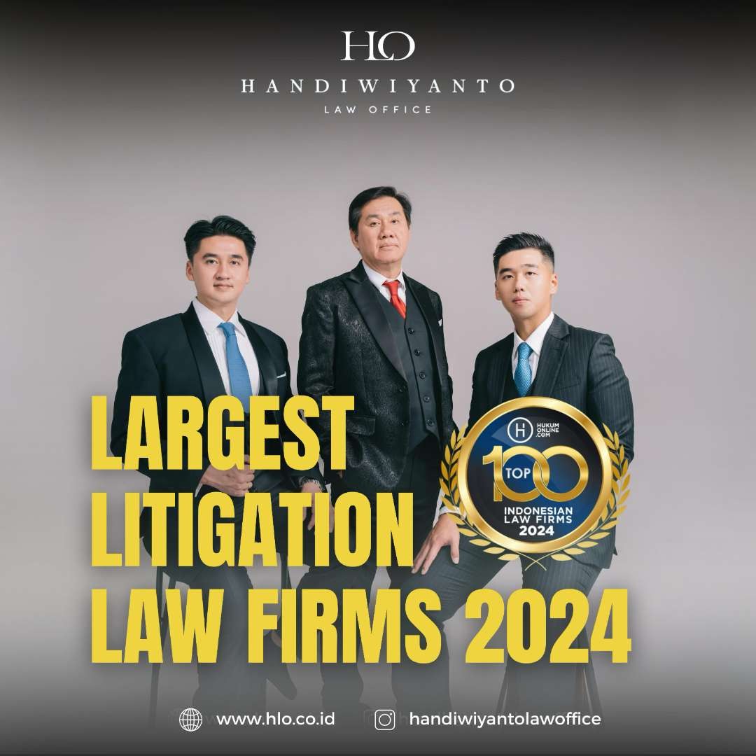 Handiwiyanto Law Office berhasil masuk 10 besar 'Top 100 Indonesian Law Firms 2024'. (Foto: Dok. HLO)