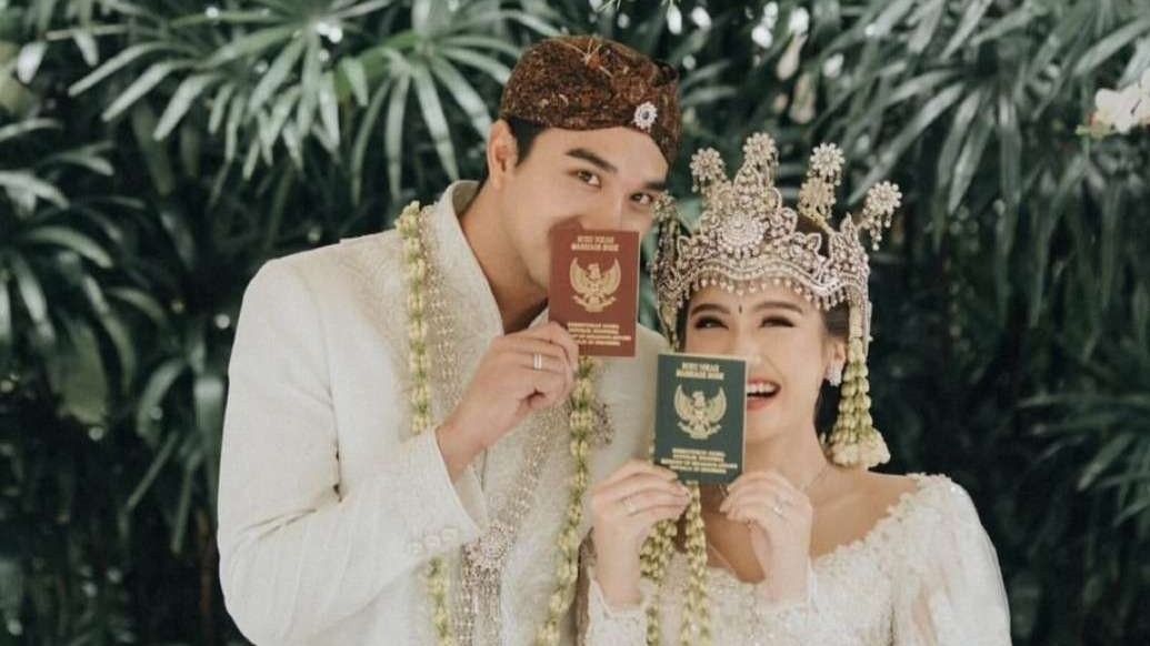 Pernikahan pasangan artis Salshabilla Adriani dan Ibrahim Risyad, Minggu 7 Juli 2024. (Foto: Instagram)